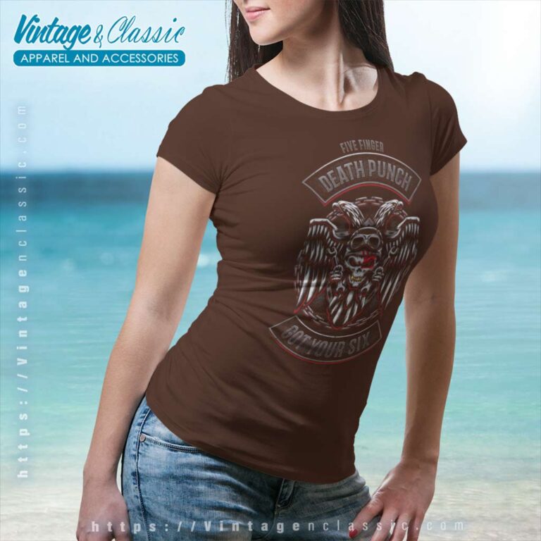 5fdp Biker Badge Got Your Six Women TShirt 5fdp Biker Badge Got Your Six Women TShirt