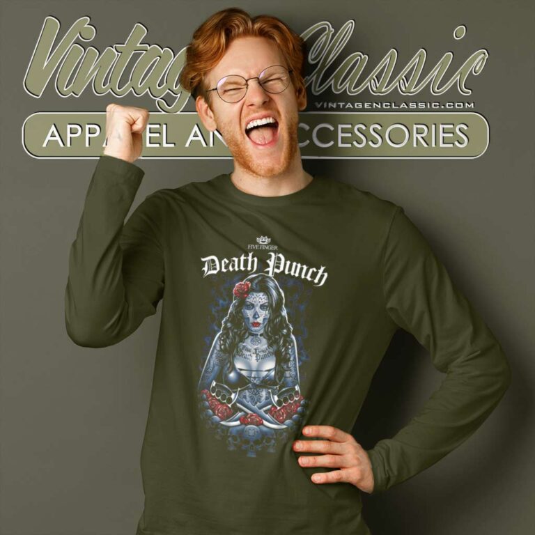 5fdp Dama De Los Muertas Long Sleeve Tee 5fdp Dama De Los Muertas Long Sleeve Tee