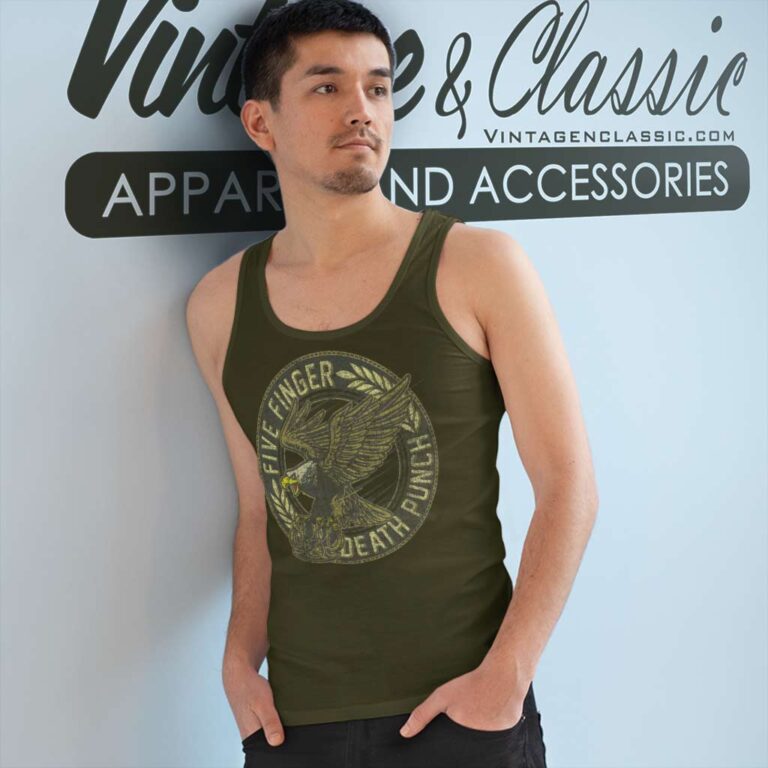 5fdp Eagle Black And Gold Tank Top Racerback 5fdp Eagle Black And Gold Tank Top Racerback