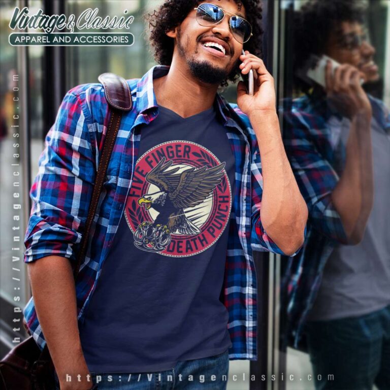 5fdp Eagle Tee V Neck TShirt 5fdp Eagle Tee V Neck TShirt