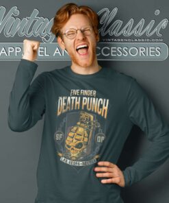 5fdp Grenade Shield Long Sleeve Tee