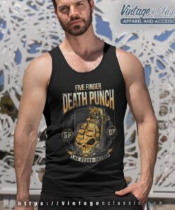 5fdp Grenade Shield Tank Top Racerback