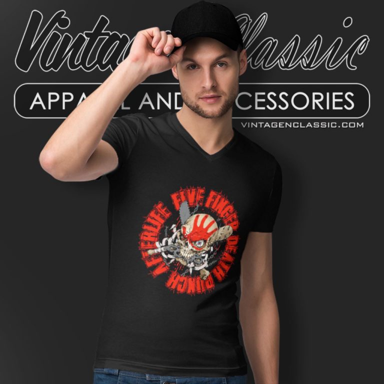 5fdp Imminent Danger V Neck TShirt 5fdp Imminent Danger V Neck TShirt