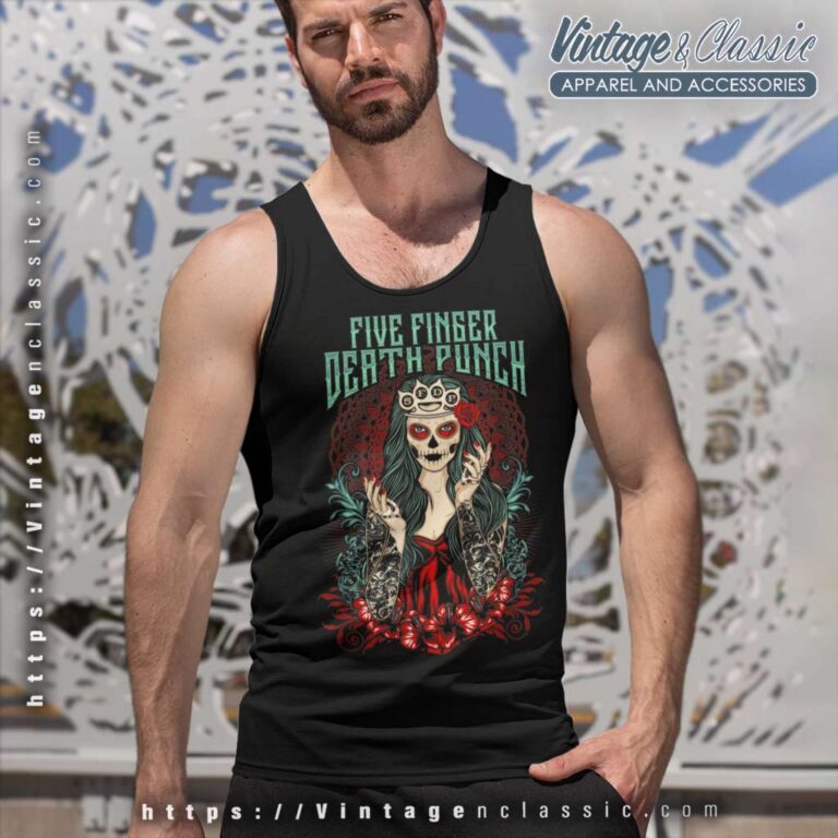 5fdp Lady Muerte Tank Top Racerback 1 5fdp Lady Muerte Tank Top Racerback 1