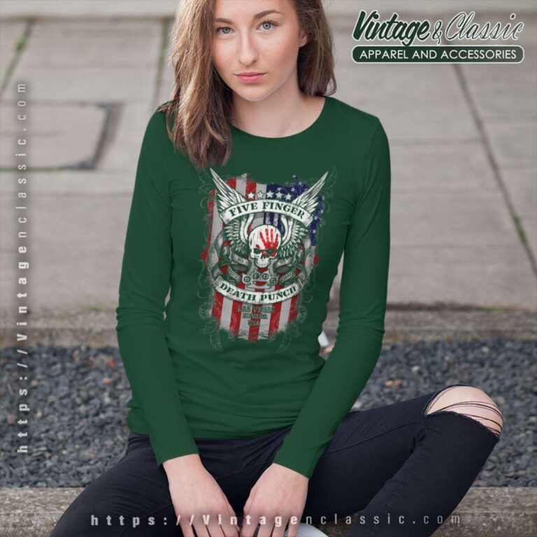 5fdp No Regrets Stars Stripes American Flag Long Sleeve Tee 5fdp No Regrets Stars Stripes American Flag Long Sleeve Tee
