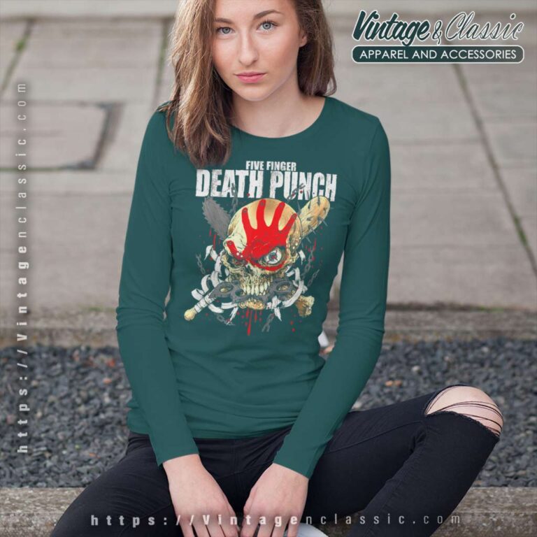 5fdp Warhead Skull Front Back Print Long Sleeve Tee 5fdp Warhead Skull Front Back Print Long Sleeve Tee