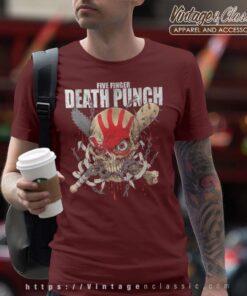 5fdp Warhead Skull Front Back Print T Shirt