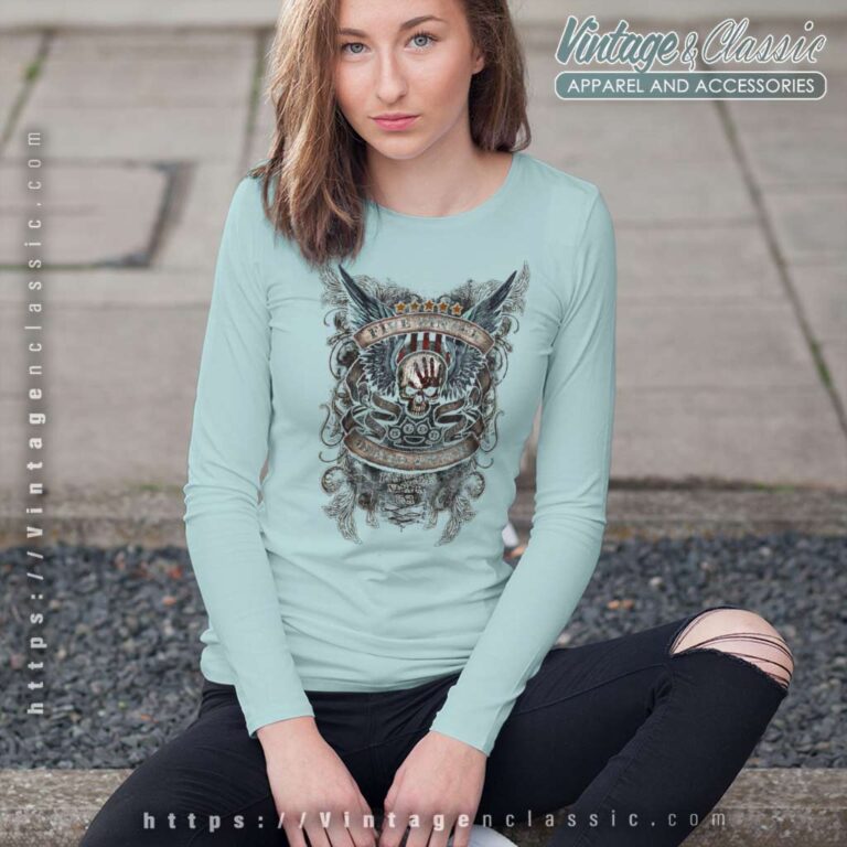 5fdp Winged Knuckles Painted Long Sleeve Tee 5fdp Winged Knuckles Painted Long Sleeve Tee