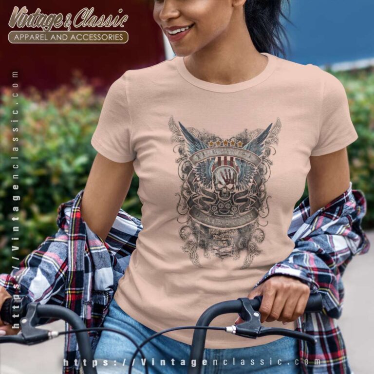 5fdp Winged Knuckles Painted Women TShirt 5fdp Winged Knuckles Painted Women TShirt