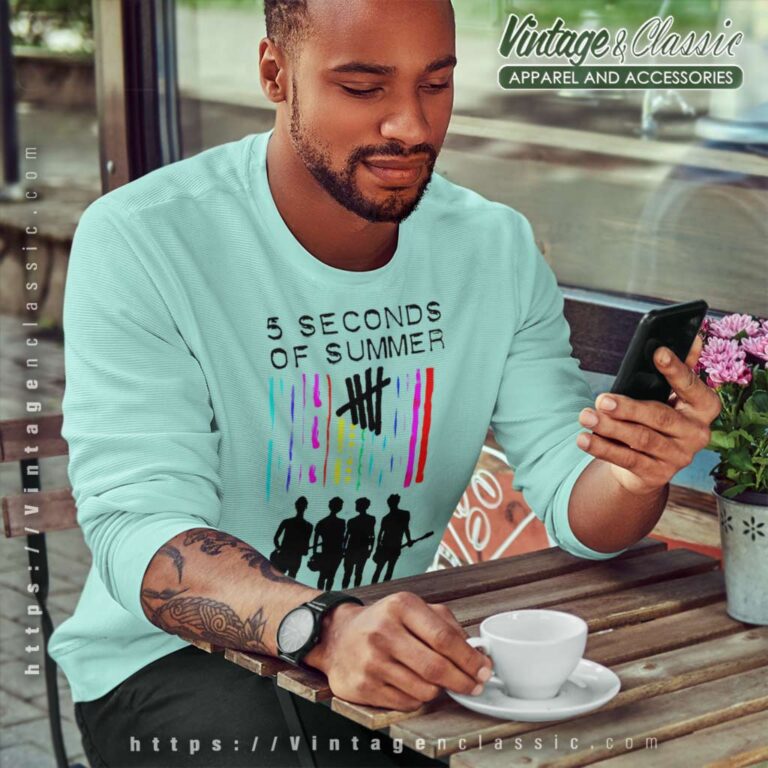 5sos 2023 Tour Summer Color Sweatshirt 5sos 2023 Tour Summer Color Sweatshirt