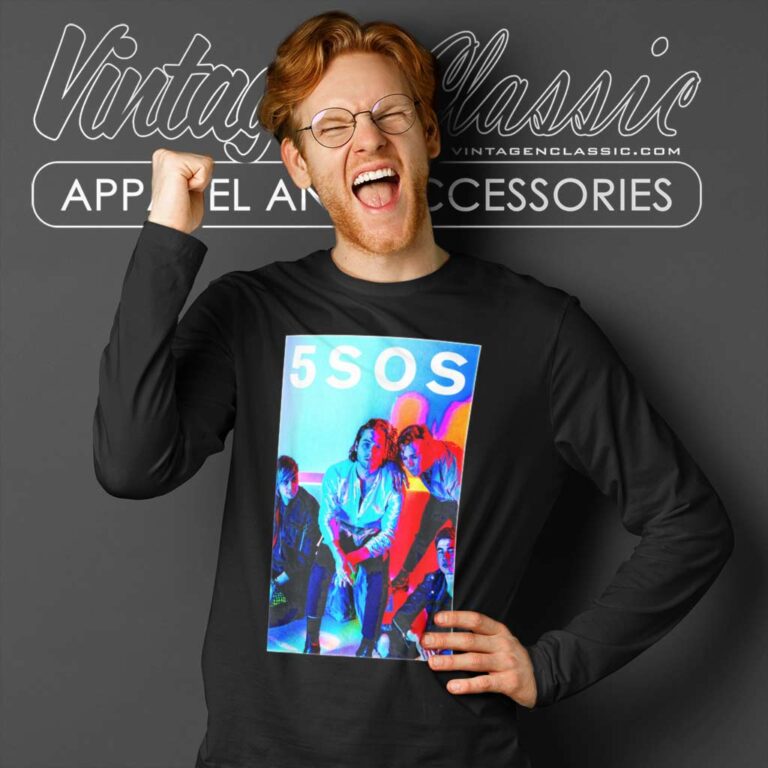 5sos Band Photo Long Sleeve Tee 5sos Band Photo Long Sleeve Tee