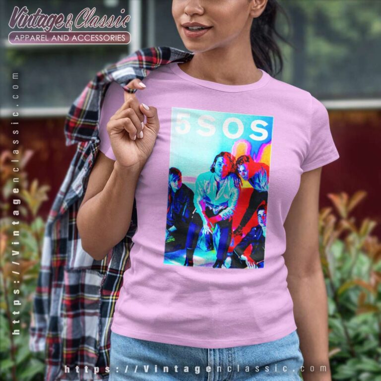 5sos Band Photo Women TShirt 5sos Band Photo Women TShirt