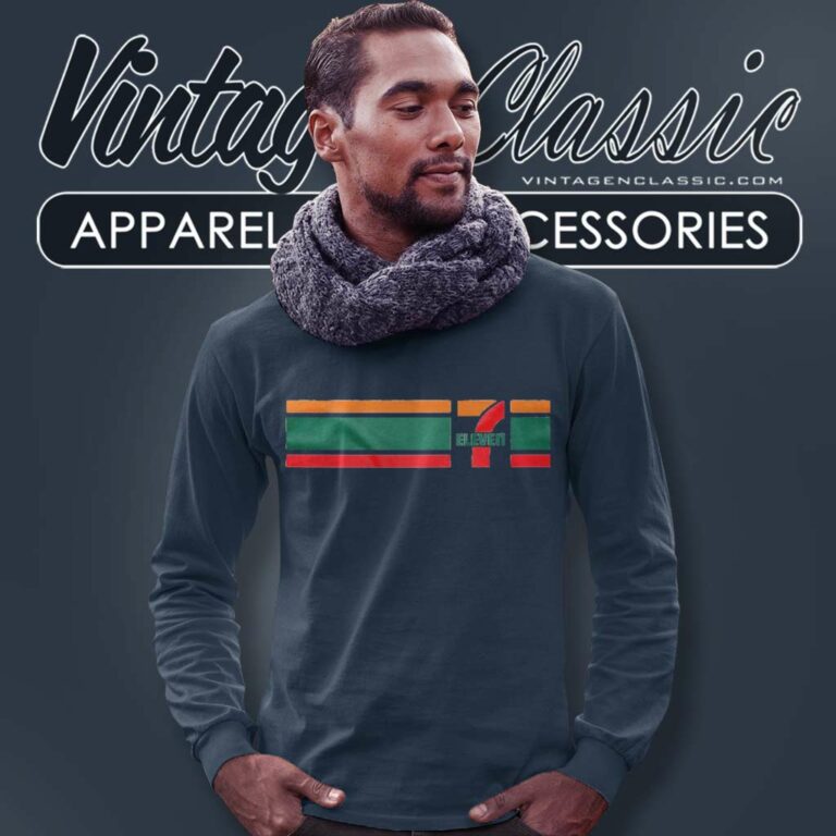 7 Eleven Flag Logo Long Sleeve Tee 7 Eleven Flag Logo Long Sleeve Tee