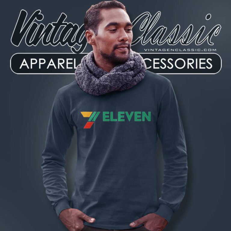 7 Eleven Logo Basic Long Sleeve Tee 7 Eleven Logo Basic Long Sleeve Tee
