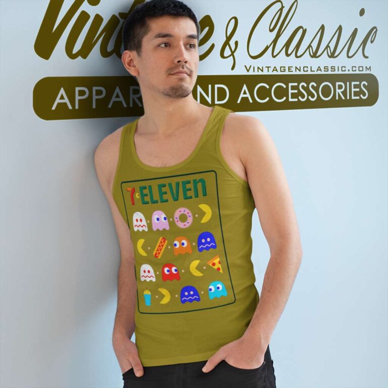 7 Eleven Pac Man Arcade Tee Tank Top Racerback 7 Eleven Pac Man Arcade Tee Tank Top Racerback