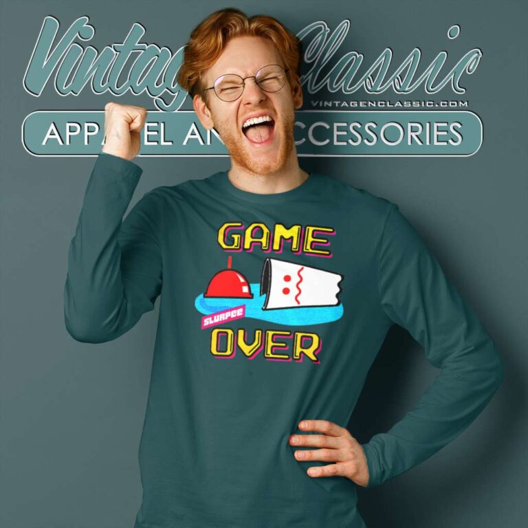 7 Eleven Pac Man Game Over Long Sleeve Tee 7 Eleven Pac Man Game Over Long Sleeve Tee