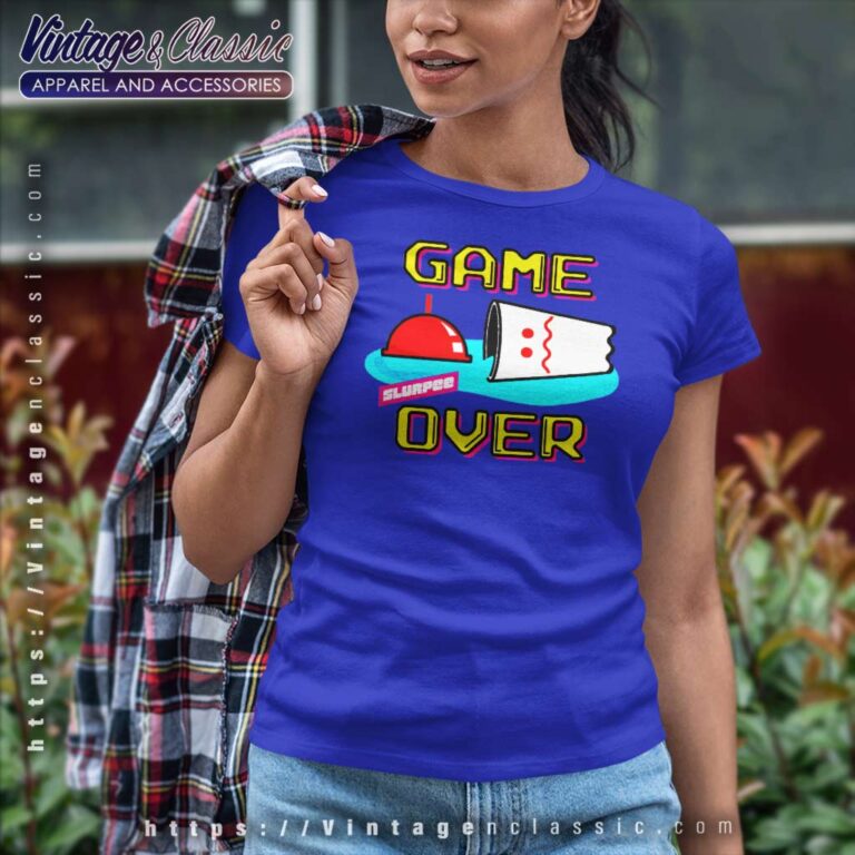7 Eleven Pac Man Game Over Women TShirt 7 Eleven Pac Man Game Over Women TShirt