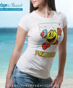 7 Eleven Pac Man Gameboard Women TShirt