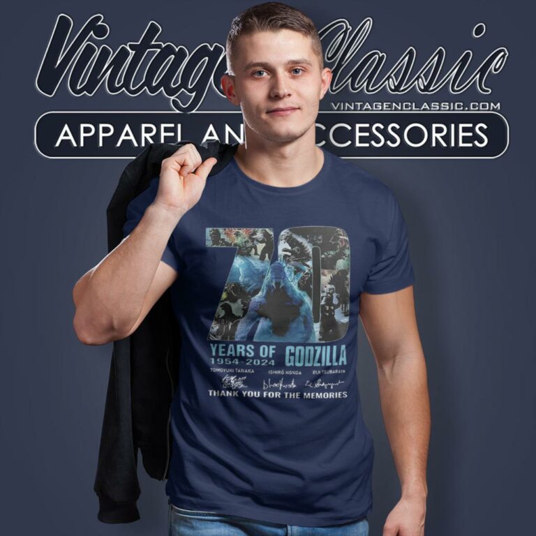 70 Years Of 1954 2024 Godzilla Thank You For The Memories T Shirt 70 Years Of 1954 2024 Godzilla Thank You For The Memories T Shirt