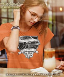 73 Retro Car 1973 Chevelle Artwork Women TShirt