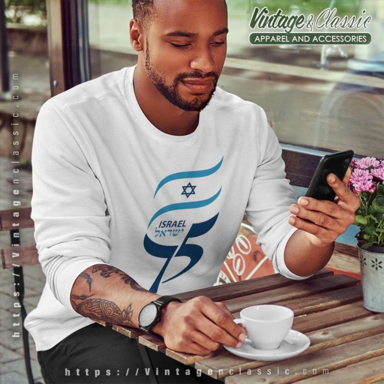 75 Years Of Israel Flag Shirt I Stand With Israel Sweatshirt 75 Years Of Israel Flag Shirt I Stand With Israel Sweatshirt