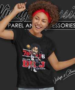 76ers Julius Erving Dr J Women T Shirt