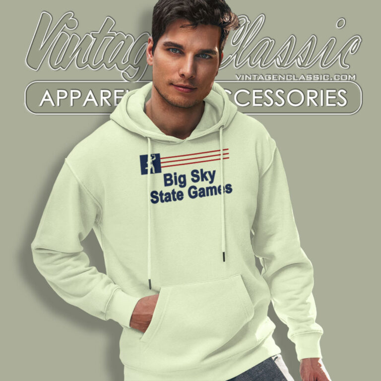 80 S Big Sky State Games Hoodie 80 S Big Sky State Games Hoodie