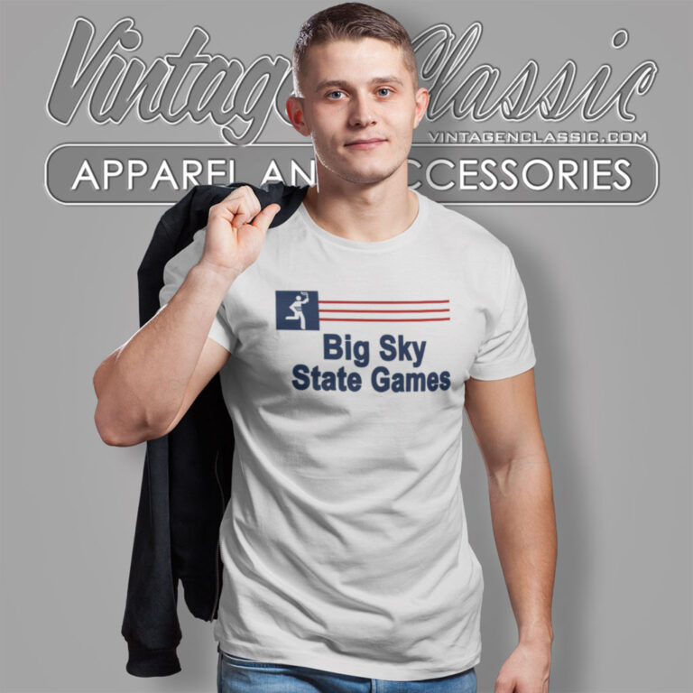 80 S Big Sky State Games T Shirt 80 S Big Sky State Games T Shirt