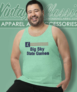 80S Big Sky State Games Shirt 5 80 S Big Sky State Games Tank Top Racerback