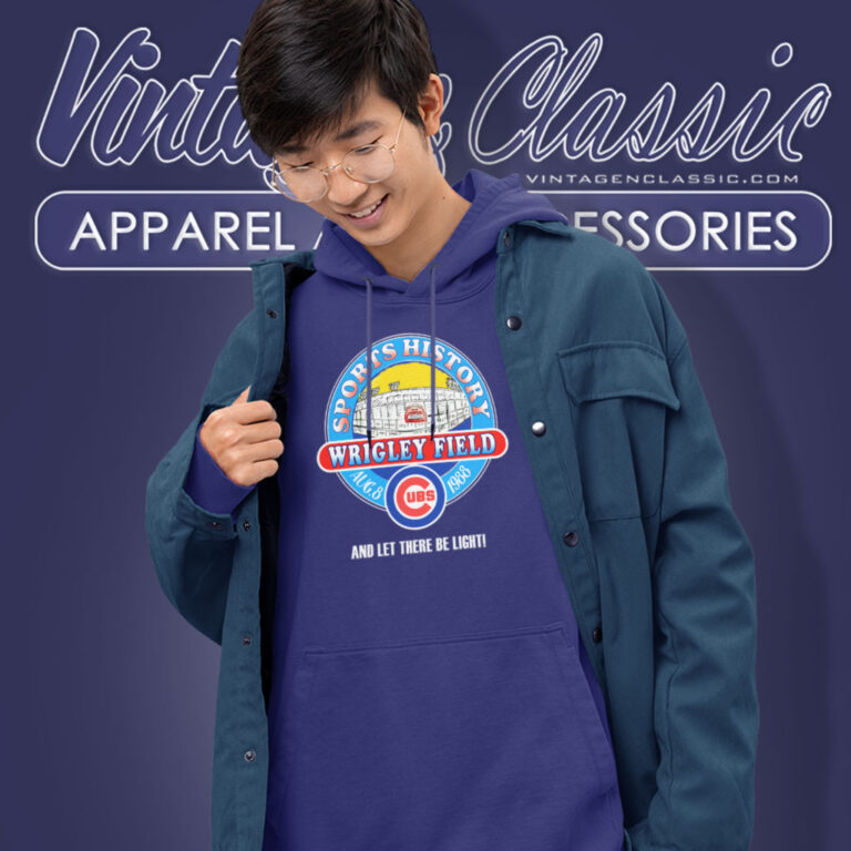 80s Chicago Cubs Wrigley Field Night Game Hoodie 80s Chicago Cubs Wrigley Field Night Game Hoodie