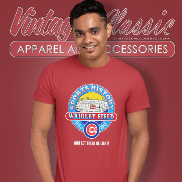 80s Chicago Cubs Wrigley Field Night Game T Shirt 80s Chicago Cubs Wrigley Field Night Game T Shirt