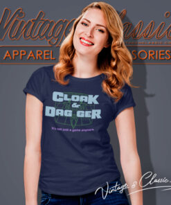 80s Vintage Cloak Dagger Game Women T Shirt