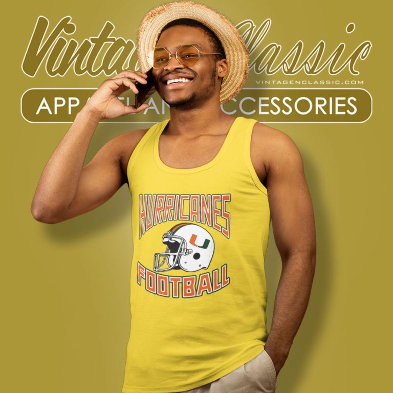 80s Vintage Miami Hurricanes University Football 1988 The Ncaa Tank Top Racerback 80s Vintage Miami Hurricanes University Football 1988 The Ncaa Tank Top Racerback