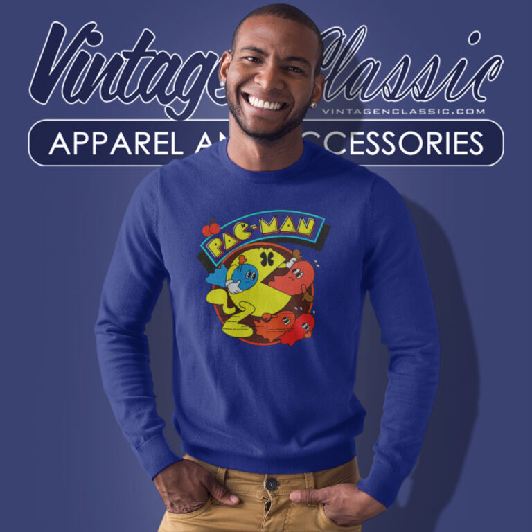 80s Vintage Pac Man Atari Midway Shirt Video Game Sweatshirt 80s Vintage Pac Man Atari Midway Shirt Video Game Sweatshirt