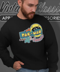 80s Vintage Pac Man Fanatic Midway Shirt Video Game Sweatshirt