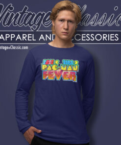 80s Vintage Pac Man Fever Midway Shirt Video Game Long Sleeve Tee