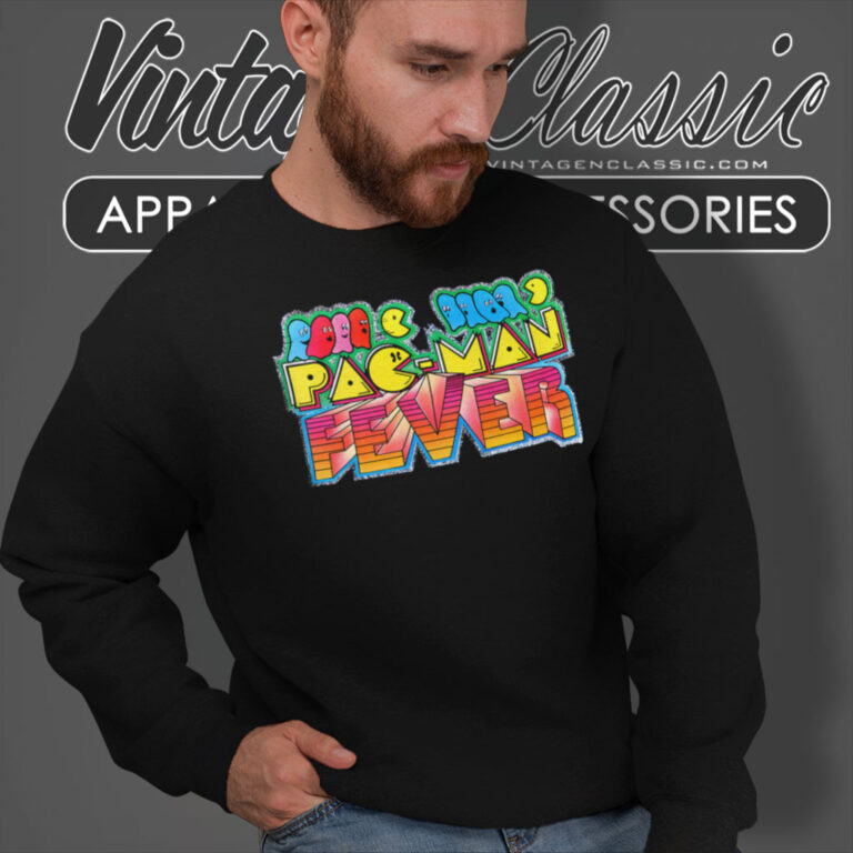 80s Vintage Pac Man Fever Midway Shirt Video Game Sweatshirt 80s Vintage Pac Man Fever Midway Shirt Video Game Sweatshirt