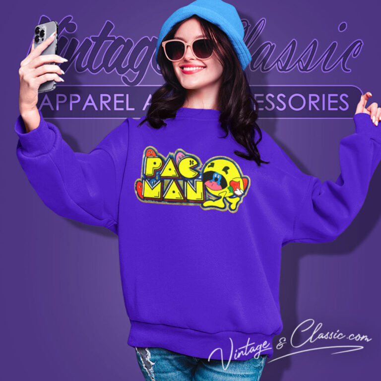 80s Vintage Pac Man Midway Shirt Video Game Sweatshirt 80s Vintage Pac Man Midway Shirt Video Game Sweatshirt