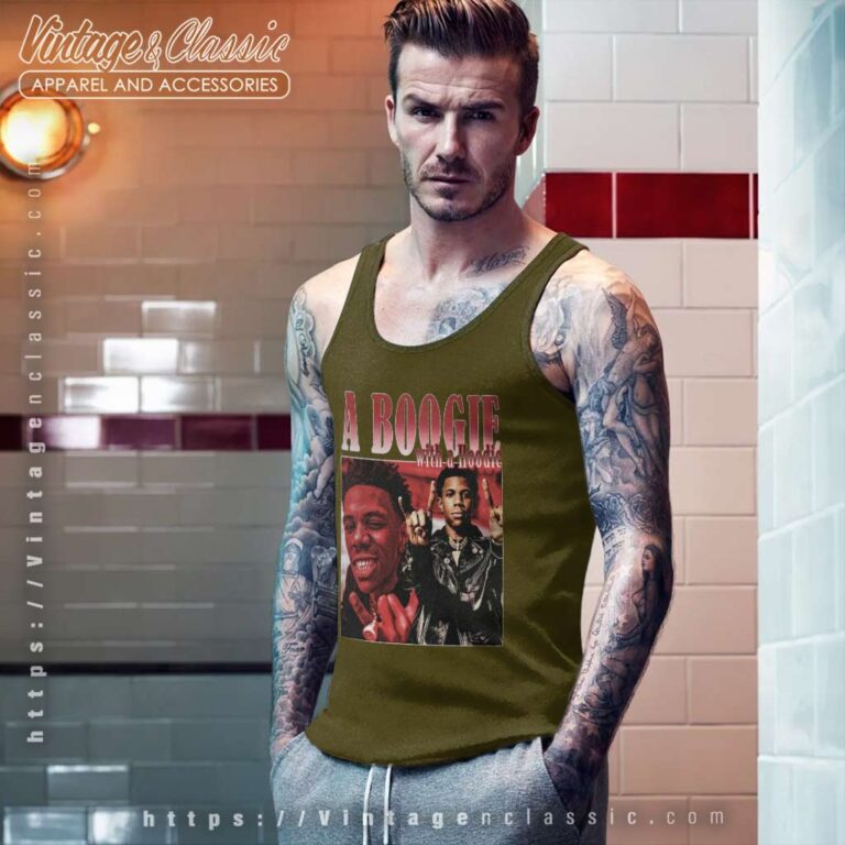 90s A Boogie With A Hoodie Tank Top Racerback 90s A Boogie With A Hoodie Tank Top Racerback