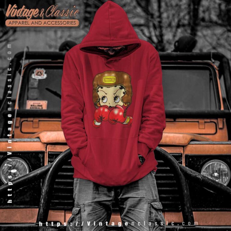 90s Betty Boop Boxing Hoodie 90s Betty Boop Boxing Hoodie