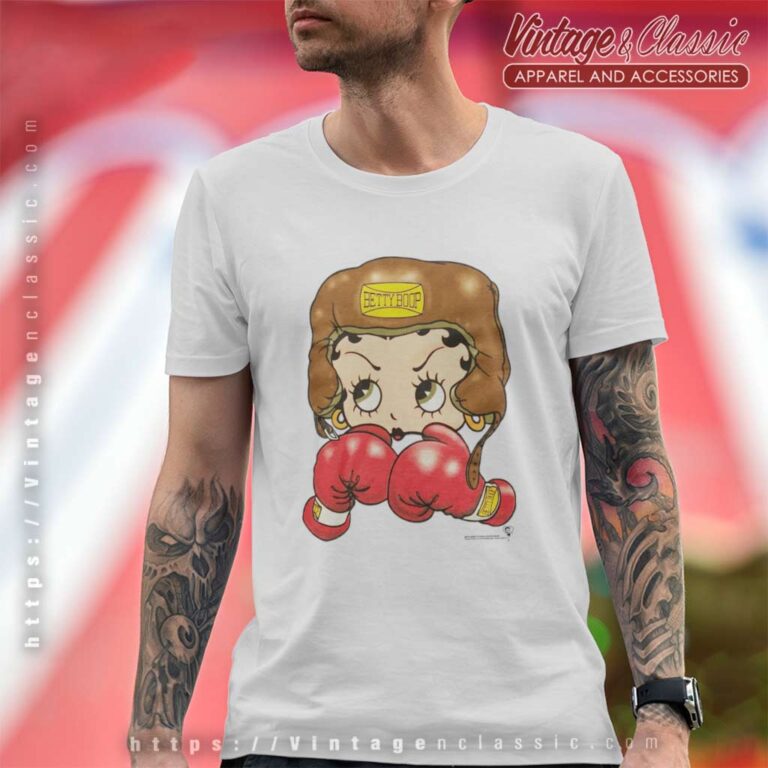 90s Betty Boop Boxing T Shirt 90s Betty Boop Boxing T Shirt