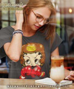 90s Betty Boop Boxing Women TShirt