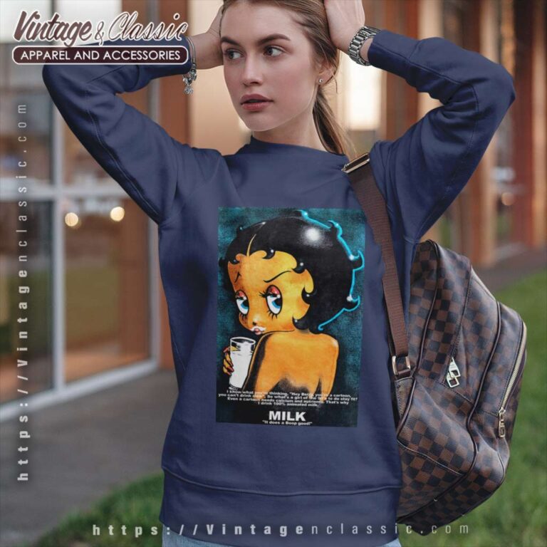 90s Betty Boop Got Milk Single Stitch Sweatshirt 90s Betty Boop Got Milk Single Stitch Sweatshirt