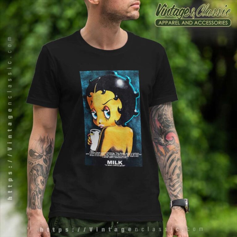 90s Betty Boop Got Milk Single Stitch T Shirt 90s Betty Boop Got Milk Single Stitch T Shirt