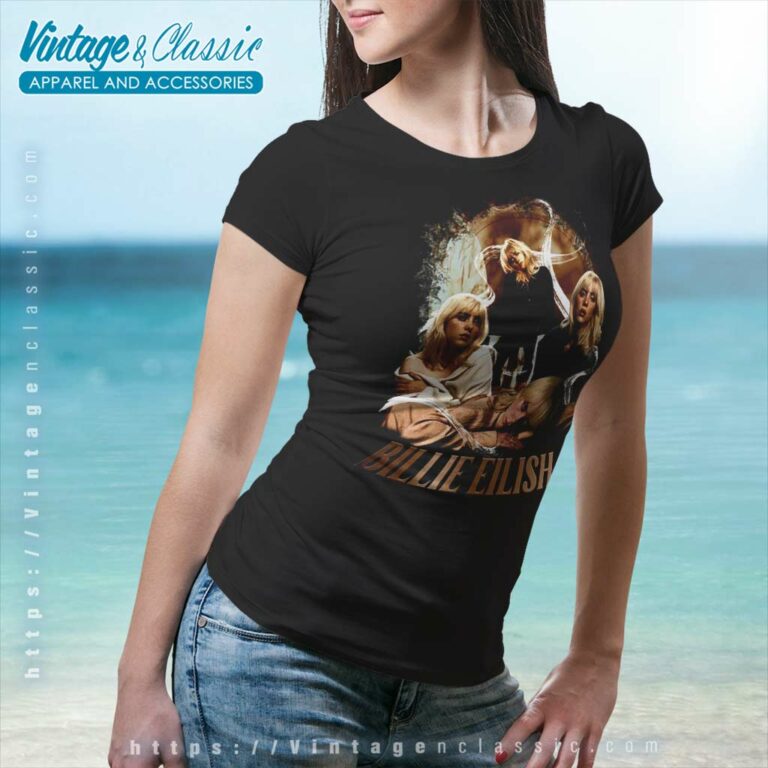 90s Bootleg Style Billie Eilish Women TShirt 90s Bootleg Style Billie Eilish Women TShirt