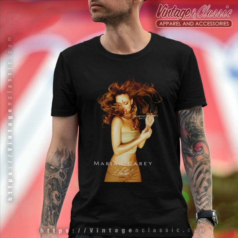 90s Butterfly World Tour Mariah Carey Signature T Shirt 90s Butterfly World Tour Mariah Carey Signature T Shirt