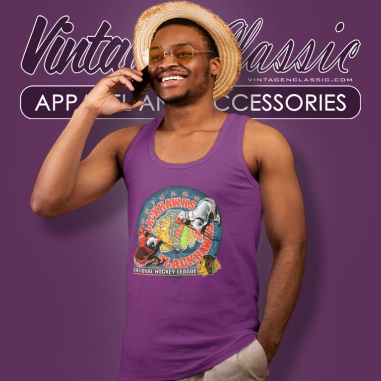 90s Chicago Blackhawks Nhl Hockey Tank Top Racerback 90s Chicago Blackhawks Nhl Hockey Tank Top Racerback