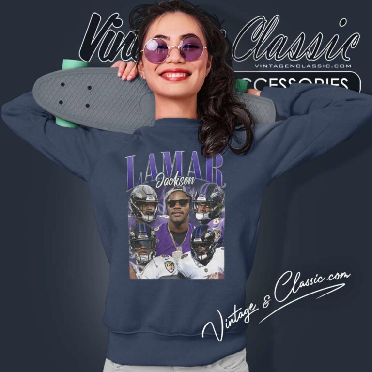 90s Lamar Jackson Baltimore Ravens Sweatshirt 90s Lamar Jackson Baltimore Ravens Sweatshirt