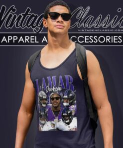 90s Lamar Jackson Baltimore Ravens Tank Top Racerback