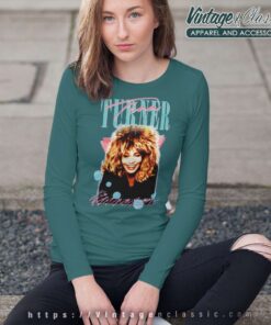 90s Tina Turner Rock And Roll Rapper Long Sleeve Tee